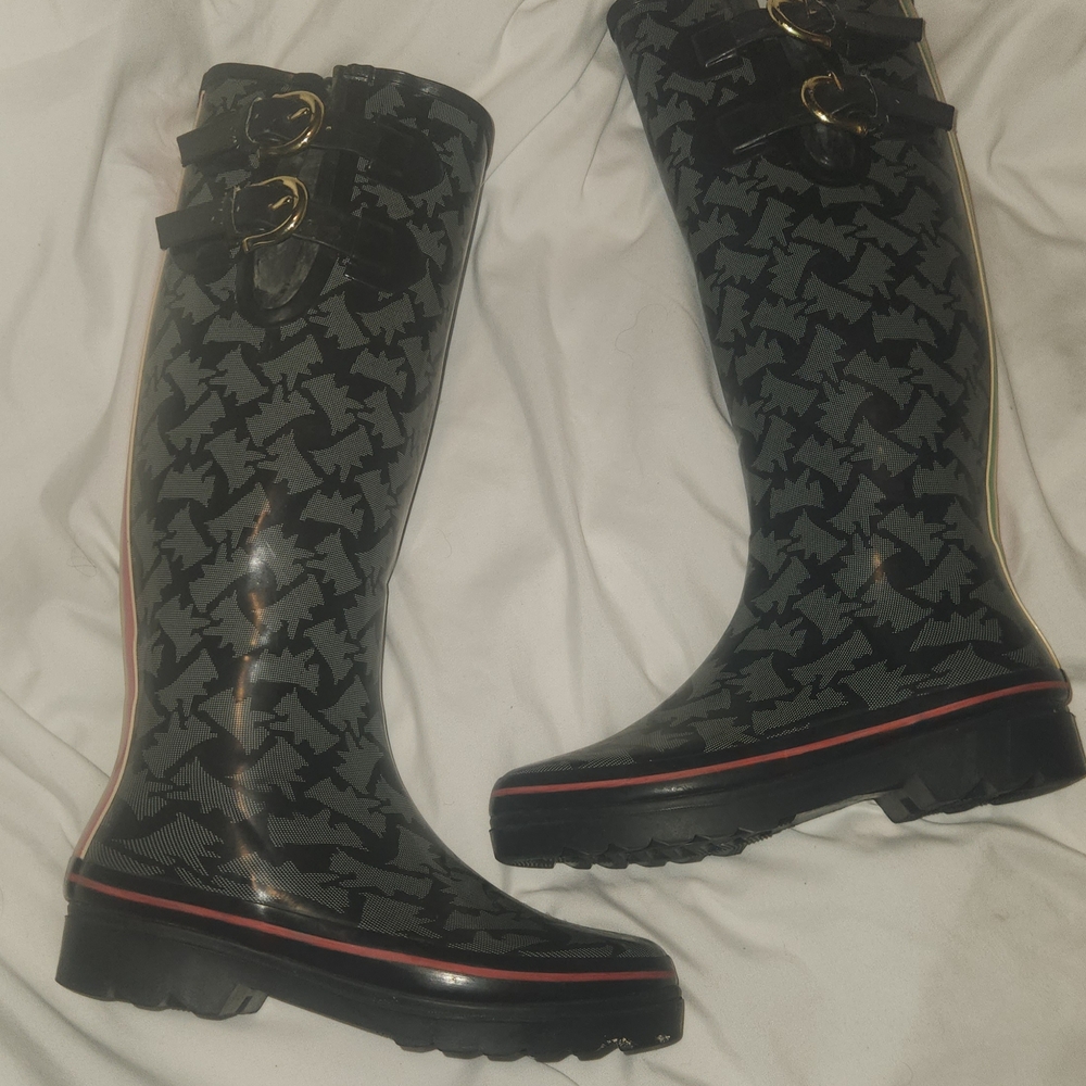 Juicy Couture Scottie Dog Rain Boots-Y2K Style